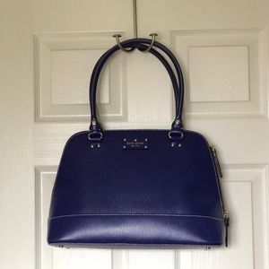 Kate Spade Wellesley Rachelle Royal Blue Leather